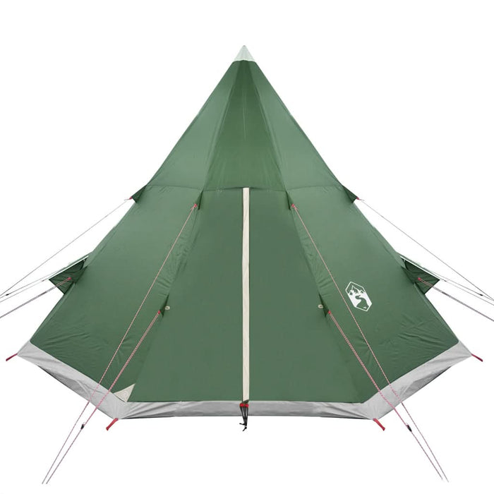 Cort de camping tipi pentru 4 persoane, verde, impermeabil - WALTI WALTI