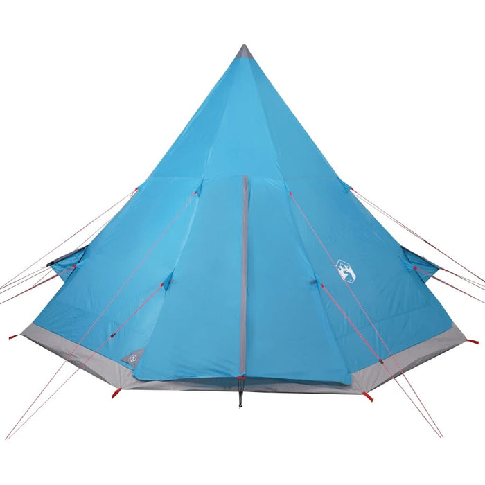 Cort de camping tipi pentru 4 persoane, albastru, impermeabil - WALTI WALTI
