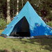 Cort de camping tipi pentru 4 persoane, albastru, impermeabil - WALTI WALTI