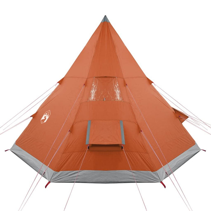 Cort de camping tipi pentru 4 persoane, portocaliu, impermeabil - WALTI WALTI