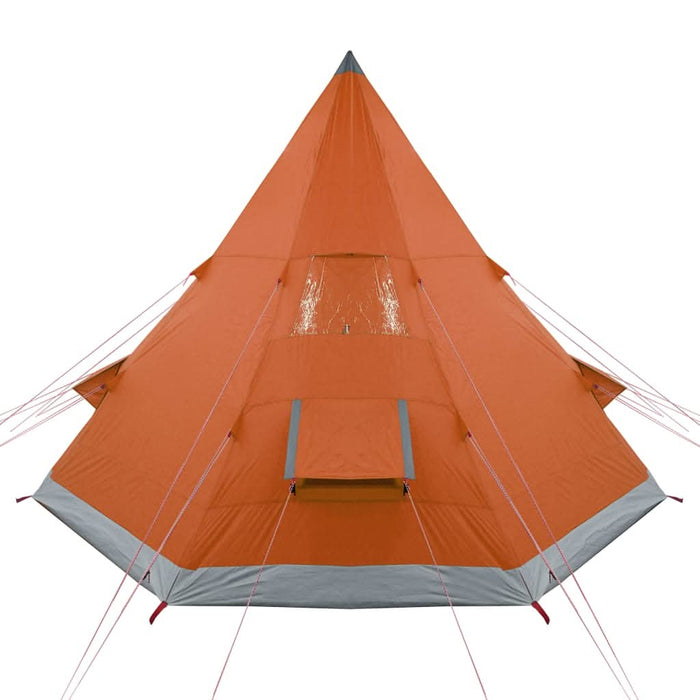 Cort de camping tipi pentru 4 persoane, portocaliu, impermeabil - WALTI WALTI