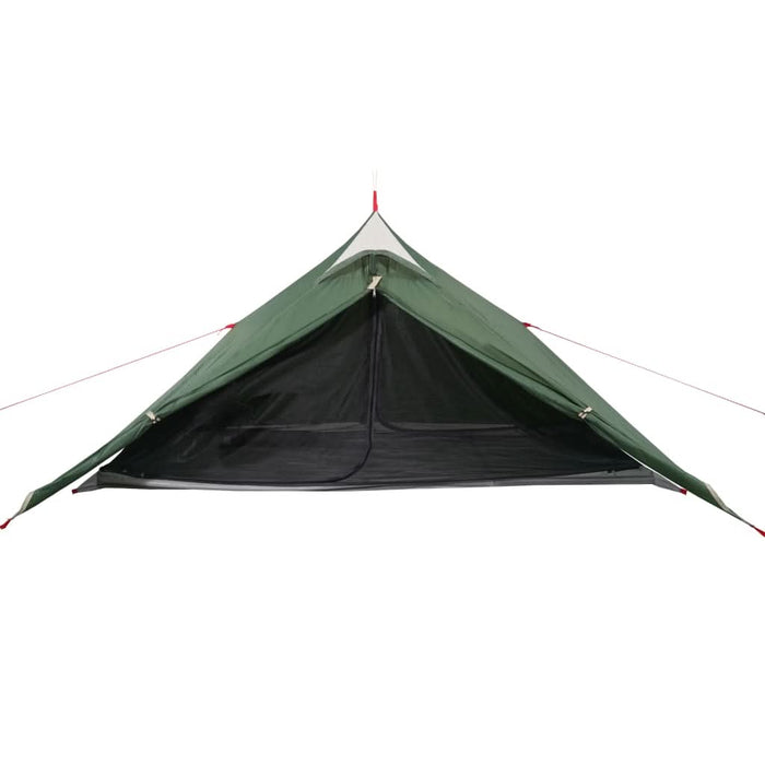 Cort de camping tipi pentru 1 persoană, verde, impermeabil - WALTI WALTI