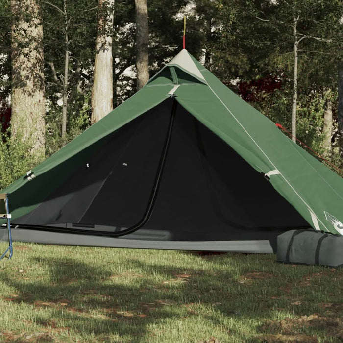 Cort de camping tipi pentru 1 persoană, verde, impermeabil - WALTI WALTI