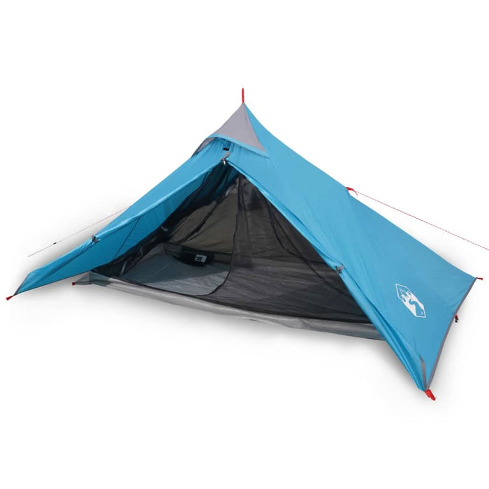 Cort de camping tipi pentru 1 persoană, albastru, impermeabil - WALTI WALTI