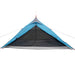 Cort de camping tipi pentru 1 persoană, albastru, impermeabil - WALTI WALTI