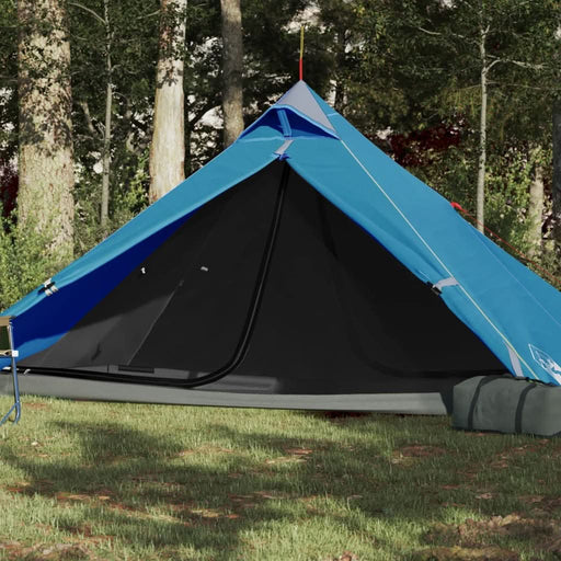 Cort de camping tipi pentru 1 persoană, albastru, impermeabil - WALTI WALTI
