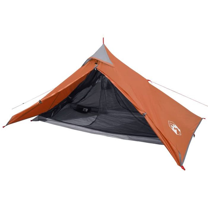Cort de camping tipi pentru 1 persoană, portocaliu, impermeabil - WALTI WALTI