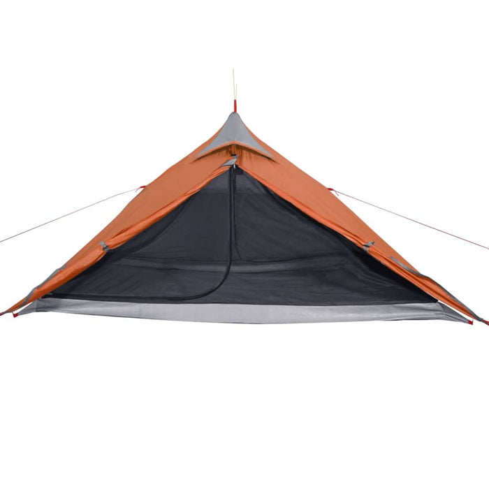 Cort de camping tipi pentru 1 persoană, portocaliu, impermeabil - WALTI WALTI