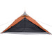 Cort de camping tipi pentru 1 persoană, portocaliu, impermeabil - WALTI WALTI