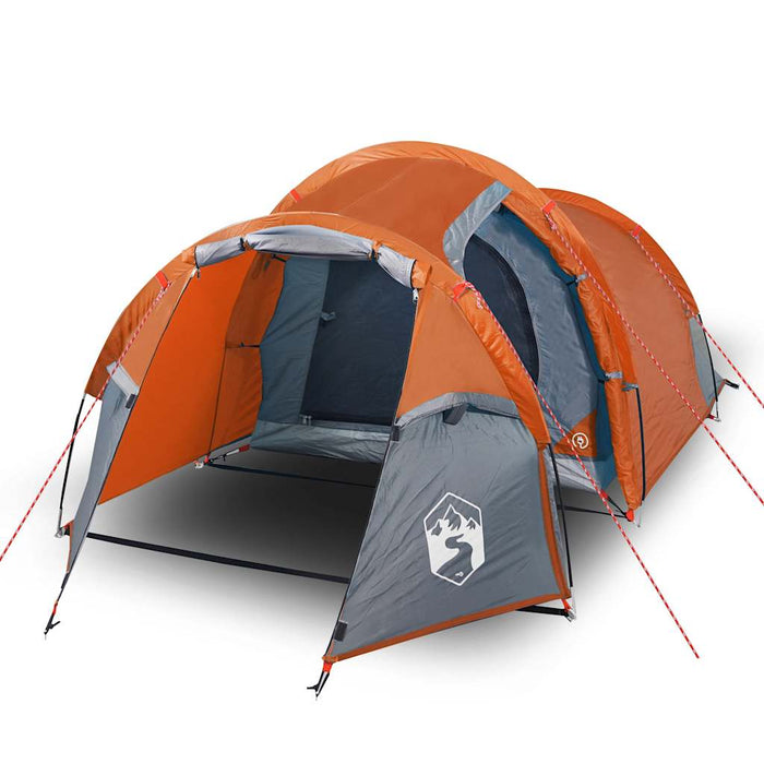 Cort de camping tunel 2 persoane, portocaliu, impermeabil - WALTI WALTI