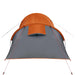 Cort de camping tunel 2 persoane, portocaliu, impermeabil - WALTI WALTI