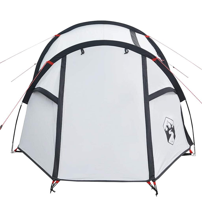 Cort camping tunel 2 persoane, alb, țesătură opacă, impermeabil - WALTI WALTI