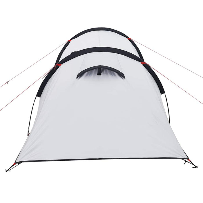Cort camping tunel 2 persoane, alb, țesătură opacă, impermeabil - WALTI WALTI