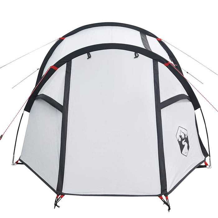 Cort camping tunel 3 persoane, alb, țesătură opacă, impermeabil - WALTI WALTI