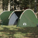 Cort de camping tunel pentru 4 persoane, verde, impermeabil - WALTI WALTI