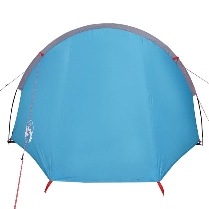 Cort de camping tunel pentru 4 persoane, albastru, impermeabil - WALTI WALTI