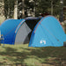 Cort de camping tunel pentru 4 persoane, albastru, impermeabil - WALTI WALTI
