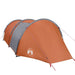 Cort de camping tunel 4 persoane, portocaliu, impermeabil - WALTI WALTI