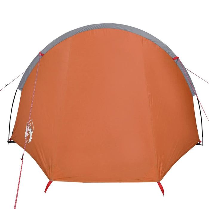 Cort de camping tunel 4 persoane, portocaliu, impermeabil - WALTI WALTI