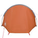 Cort de camping tunel 4 persoane, portocaliu, impermeabil - WALTI WALTI