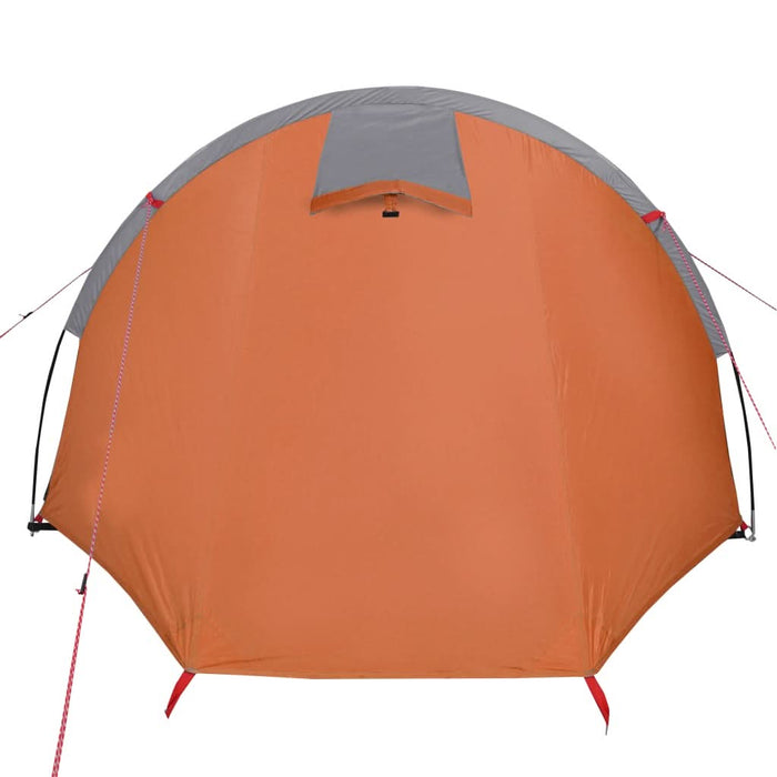 Cort de camping tunel 4 persoane, portocaliu, impermeabil - WALTI WALTI