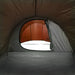 Cort de camping tunel 4 persoane, portocaliu, impermeabil - WALTI WALTI