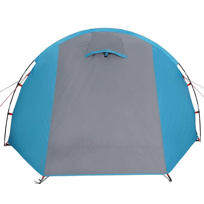 Cort de camping tunel pentru 4 persoane, albastru, impermeabil - WALTI WALTI