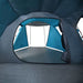 Cort de camping tunel pentru 4 persoane, albastru, impermeabil - WALTI WALTI