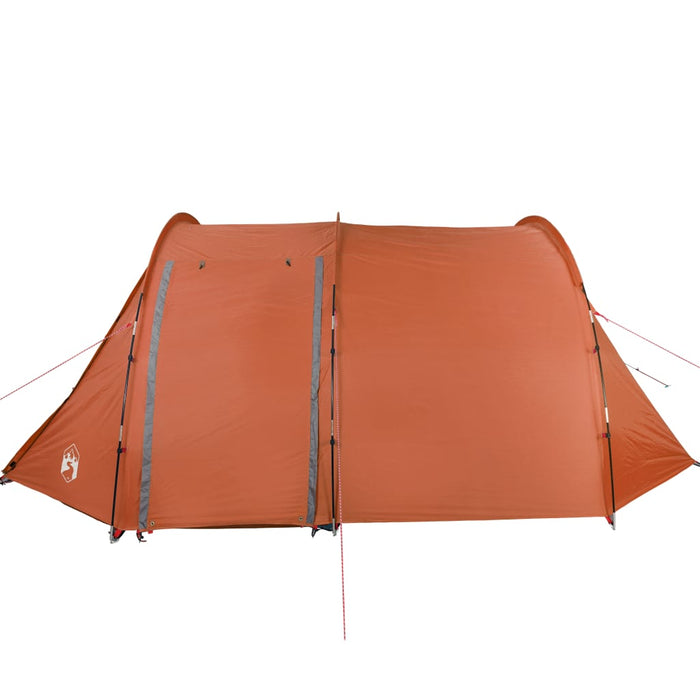 Cort de camping tunel 4 persoane, gri/portocaliu, impermeabil - WALTI WALTI