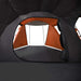 Cort de camping tunel 4 persoane, gri/portocaliu, impermeabil - WALTI WALTI