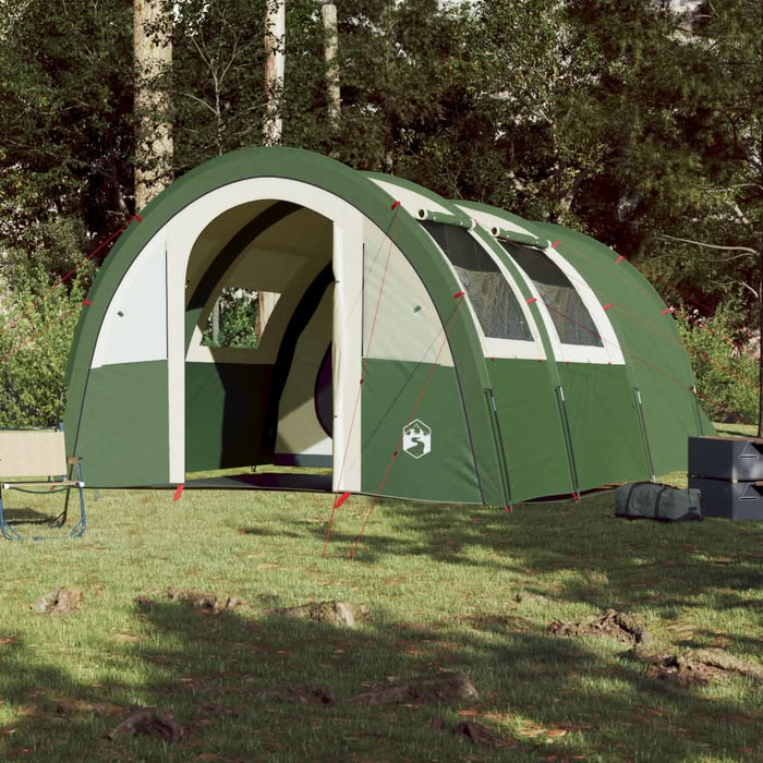 Cort de camping tunel pentru 4 persoane, verde, impermeabil - WALTI WALTI