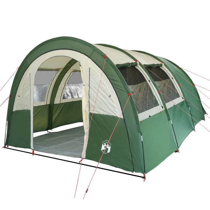 Cort de camping tunel pentru 4 persoane, verde, impermeabil - WALTI WALTI