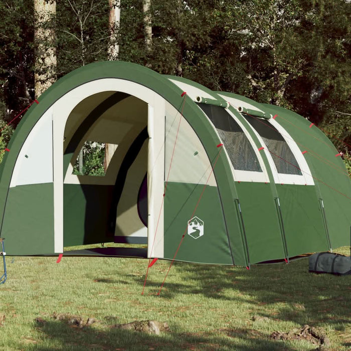 Cort de camping tunel pentru 4 persoane, verde, impermeabil - WALTI WALTI
