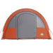 Cort de camping tunel 4 persoane, gri/portocaliu, impermeabil - WALTI WALTI