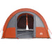 Cort de camping tunel 4 persoane, gri/portocaliu, impermeabil - WALTI WALTI