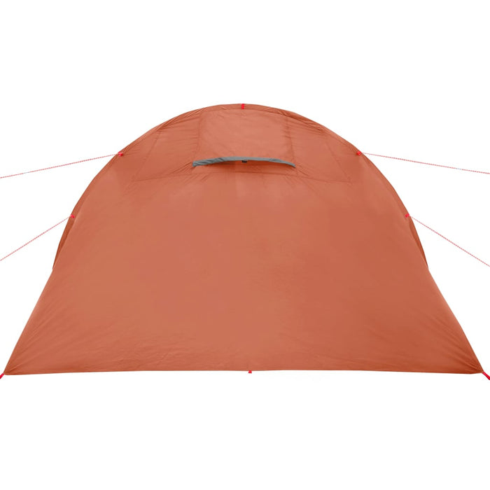 Cort de camping tunel 4 persoane, gri/portocaliu, impermeabil - WALTI WALTI