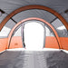 Cort de camping tunel 4 persoane, gri/portocaliu, impermeabil - WALTI WALTI