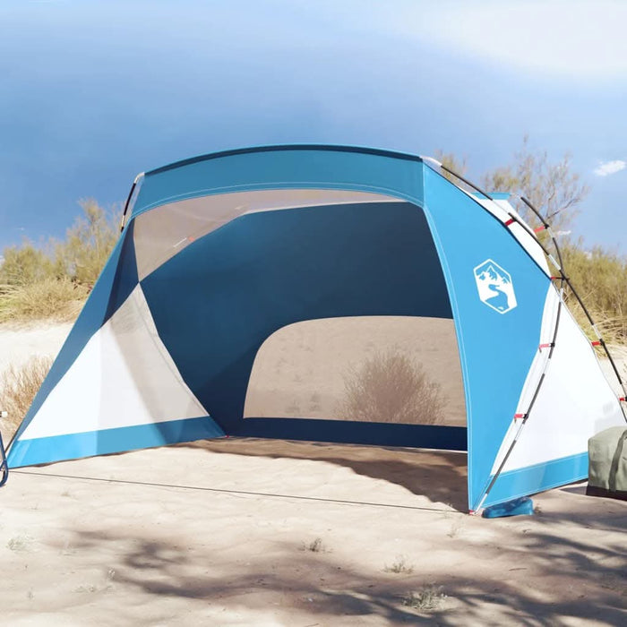 Cort de plajă albastru azur, 274x178x170/148 cm, poliester 185T - WALTI WALTI