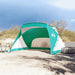 Cort de plajă, verde marin, 274x178x170/148 cm, poliester 185T - WALTI WALTI