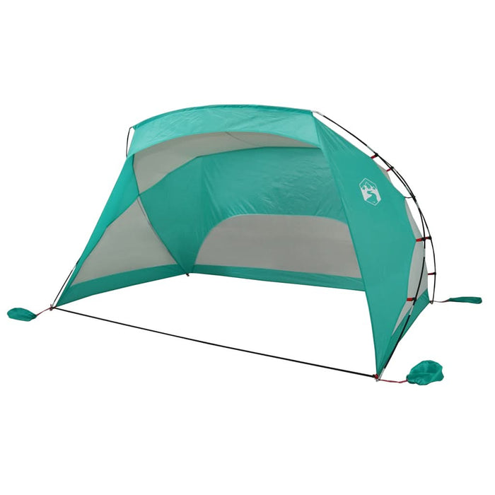 Cort de plajă, verde marin, 274x178x170/148 cm, poliester 185T - WALTI WALTI