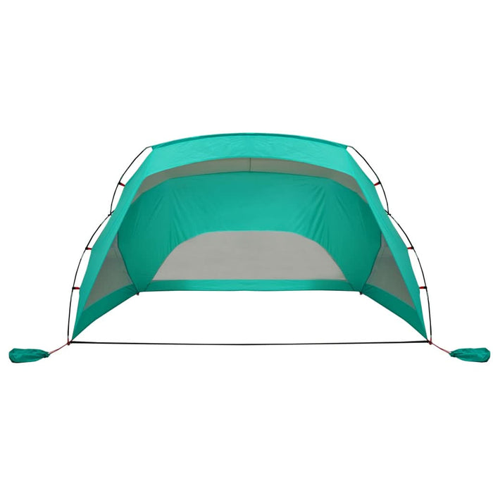Cort de plajă, verde marin, 274x178x170/148 cm, poliester 185T - WALTI WALTI
