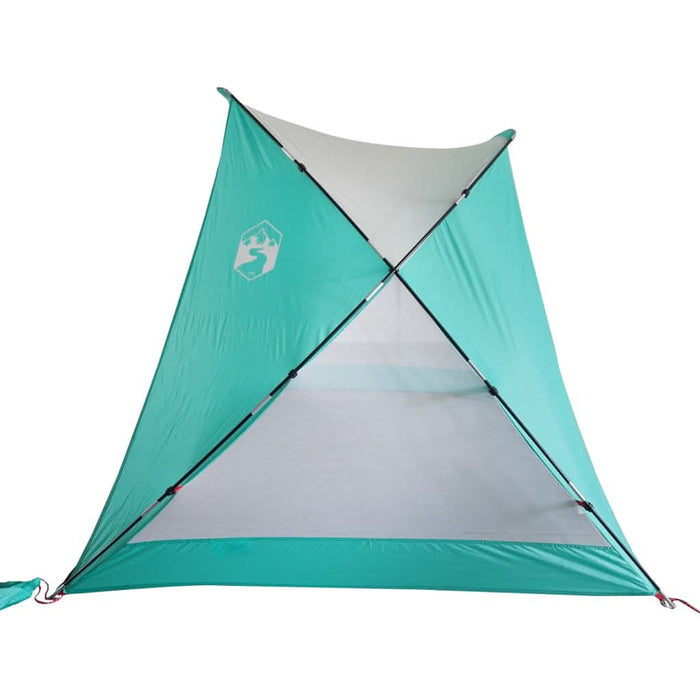 Cort de plajă, verde marin, 274x178x170/148 cm, poliester 185T - WALTI WALTI