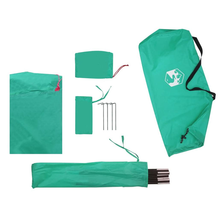 Cort de plajă, verde marin, 274x178x170/148 cm, poliester 185T - WALTI WALTI