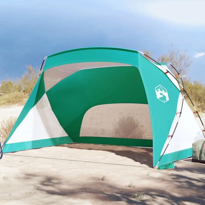 Cort de plajă, verde marin, 274x178x170/148 cm, poliester 185T - WALTI WALTI