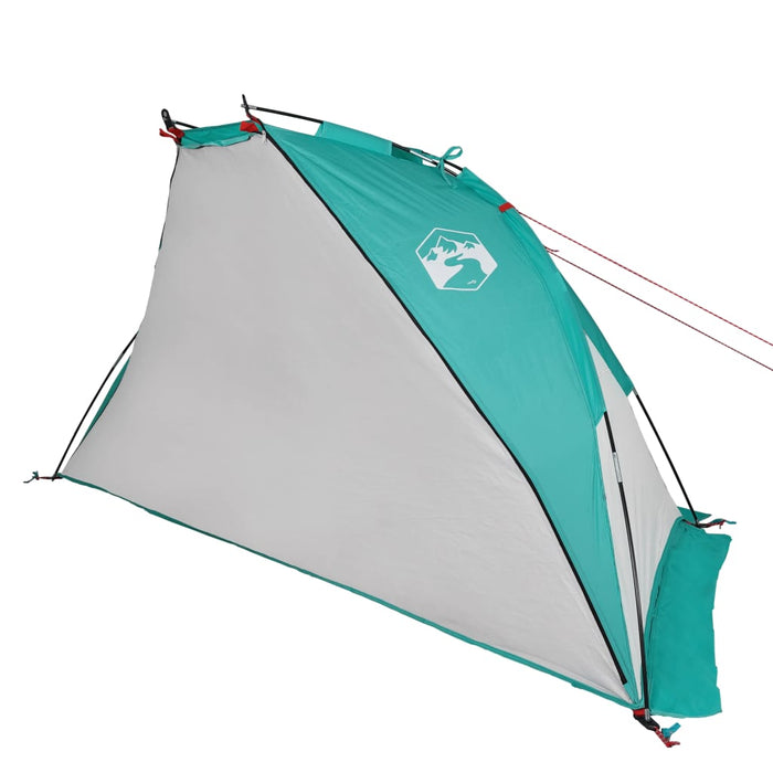 Cort de plajă, verde marin, 268x223x125 cm, poliester 185T - WALTI WALTI