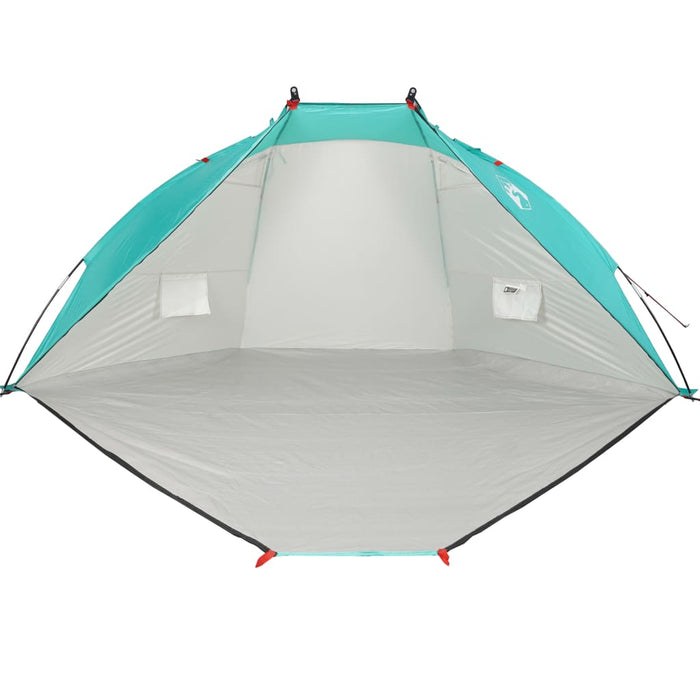 Cort de plajă, verde marin, 268x223x125 cm, poliester 185T - WALTI WALTI