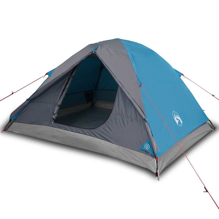 Cort de camping cupolă pentru 3 persoane, albastru, impermeabil - WALTI WALTI