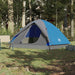 Cort de camping cupolă pentru 3 persoane, albastru, impermeabil - WALTI WALTI