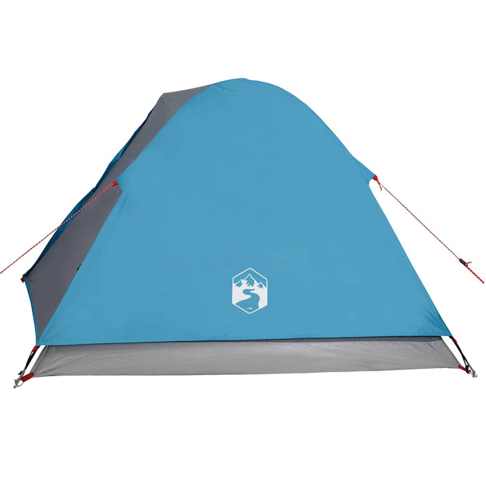 Cort de camping cupolă pentru 3 persoane, albastru, impermeabil - WALTI WALTI