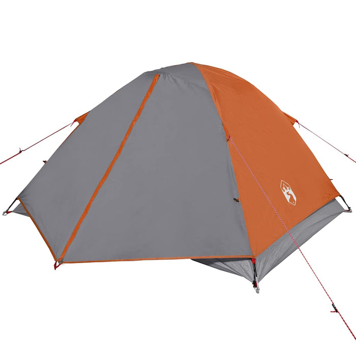 Cort de camping cupolă 3 persoane, portocaliu, impermeabil - WALTI WALTI